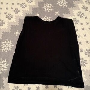 Zara shoulder pad sleeveless top